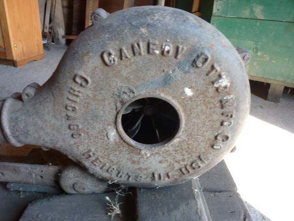 FOR SALE: EARLY CANEDY OTTO MFG. CO. ROYAL H BLACKSMITH FORGE BLOWER