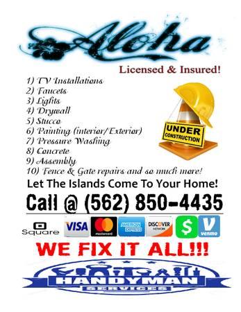 ALOHA HANDYMAN SERVICES & CUSTOM WOOD WORK