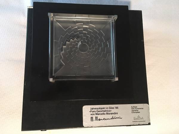 ROSENTHAL”FORO GEOMETRICO”LIMITED EDITION 449/500 SIGNED BY MARCELLO M