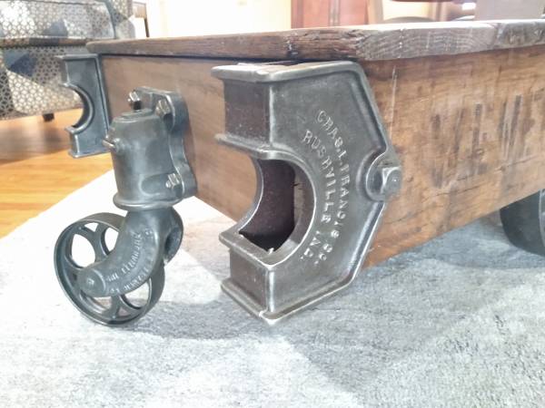 Rare Charles E. Francis factory cart