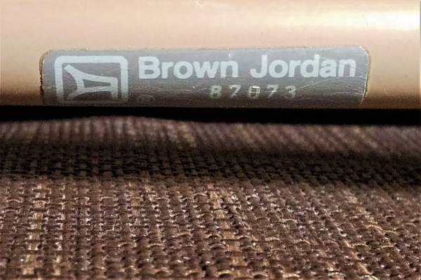 RARE Brown Jordan Folding Cricket Chairs designed by Henry Glass.