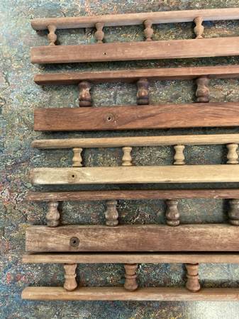 Long Teak Railings ($30 each)