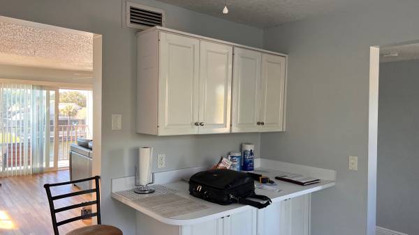 Used Kitchen Cabinets and Sink – White