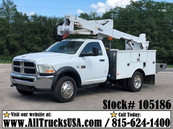 Bucket Boom Trucks FORD GMC DODGE CHEVY Altec Hi-Ranger Versalift ETI