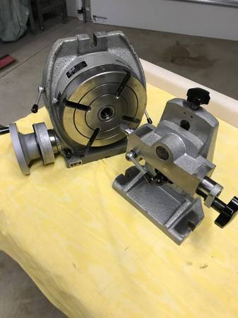 8″ Phase ll Rotary Table and Tailstock