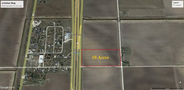 10 Acres Corner of Highway 77 and Holly Rd in Lyford, TX