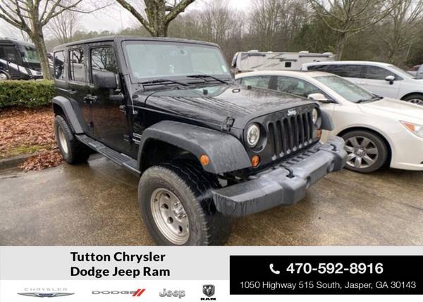 Used 2013 Jeep Wrangler Unlimited 4WD Convertible Sport