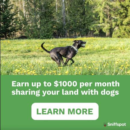 SHARE YOUR YARD TO HELP DOGS