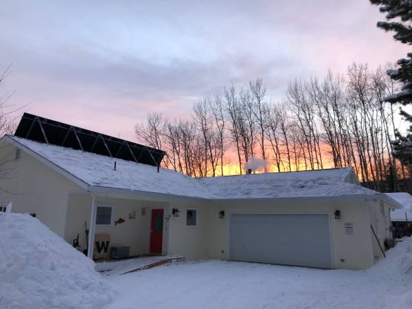 Roof snow removal