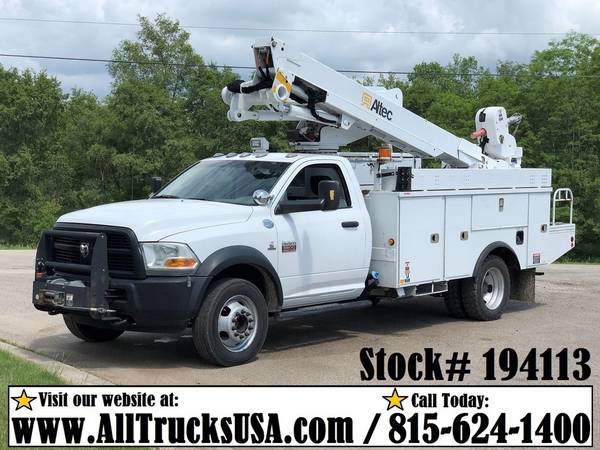 Bucket Boom Trucks FORD GMC DODGE CHEVY Altec Hi-Ranger Versalift ETI