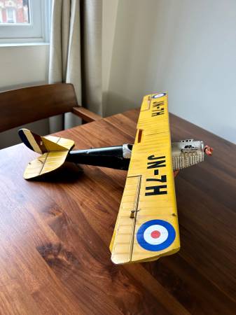 Curtis JN 7H Jenny Biplane Metal Model Plane!