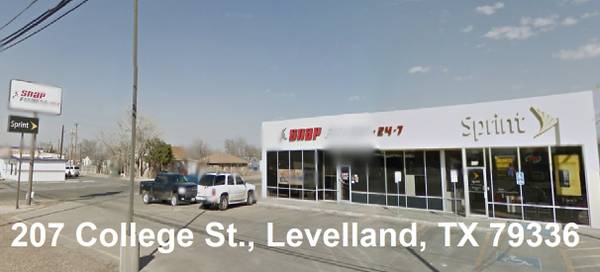 COMMERCIAL FOR LEASE OR SALE: LEVELLAND 2,800 SF