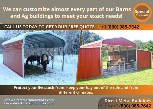 Steel Metal Buildings, Metal Garages, Carports, RV Cover, Metal Barns