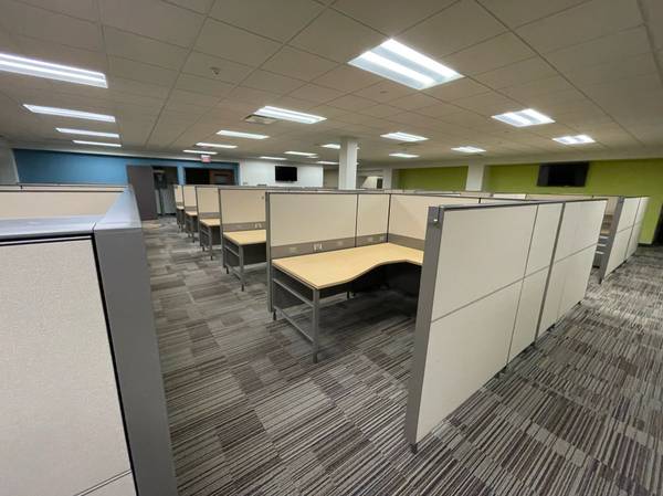 OFFICE FURNITURE SALE**NICE PRE- OWNED HERMAN MILLER CUBICLES * DESKS