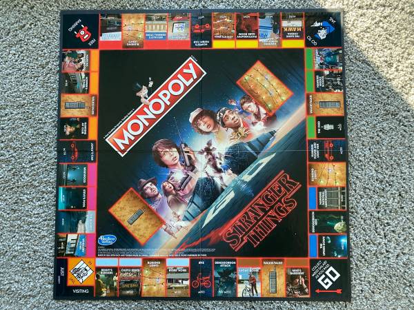 Monopoly Board Game Stranger Things Edition