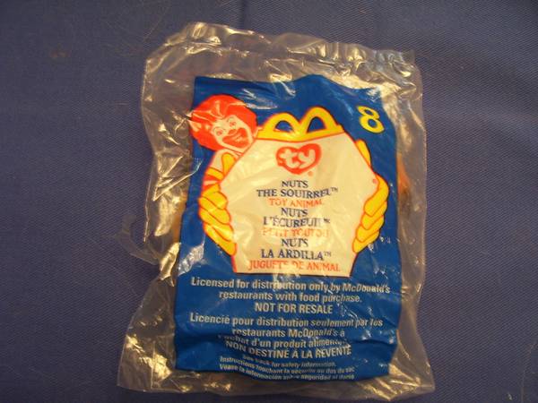 MCDONALDS TEENIE BEANIE BABIES 1999 SERIES