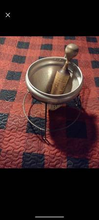 vintage food mill colander