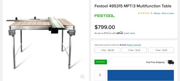 Festool MFT-3 Set