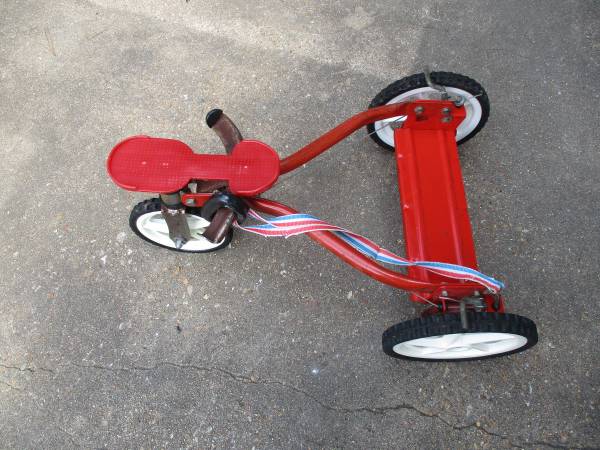 Children Used 3 Wheel Item of the Past-Made of Metal-Wheels arePlastic