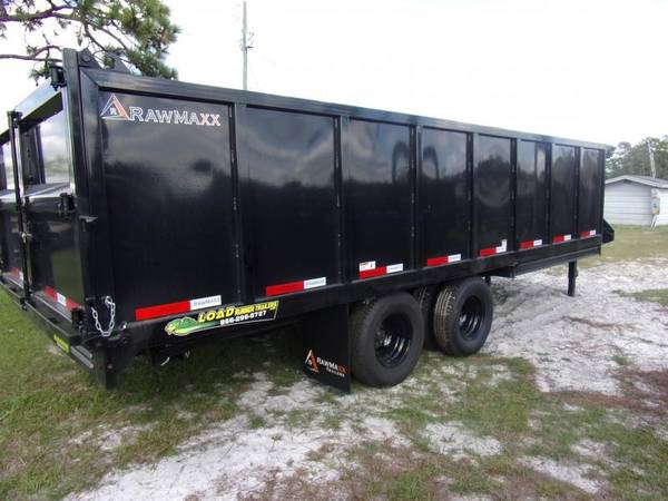 *123953* 8×20 Gooseneck Dump Trailer |LRT Haulers & Trailers 8 x 2