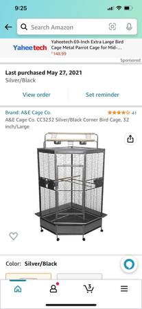 parrot cages