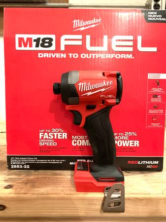 Milwaukee M18 FUEL 18V Brushless 1/4” Impact Driver (Tool-Only) – BRAND NEW