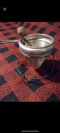 vintage food mill colander