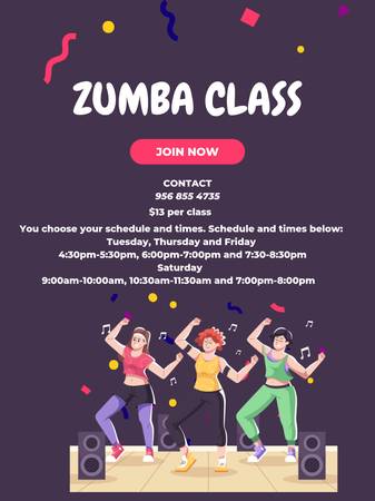 Zumba classes