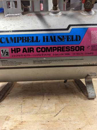 Campbell Hausfeld air compressor