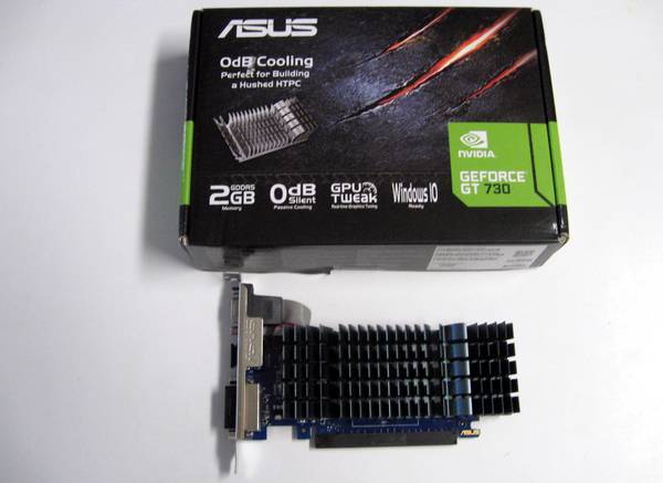 ASUS NVIDIA GeForce GT 730 0db Cooling