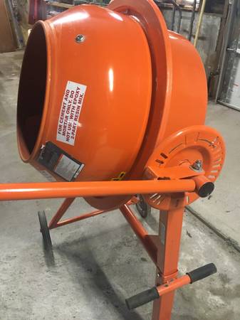 Cement Mixer 3-1/2 Cubic Ft. Trade for 3 wheeled gas golf cart