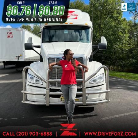 **** $0.76 CPM CDL Class A Drivers Wanted ****