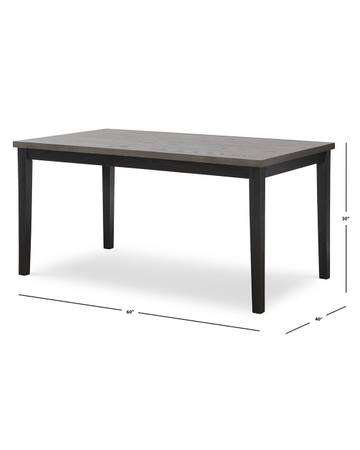 New Ansel Collection Black & Gray Dining Table