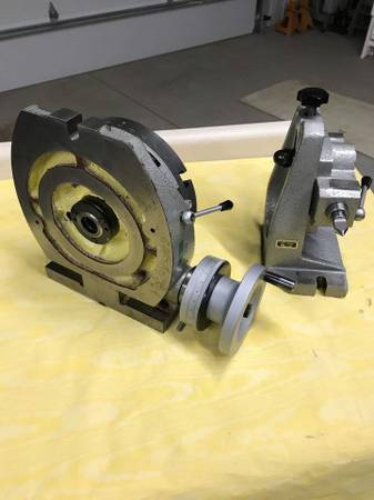 8″ Phase ll Rotary Table and Tailstock