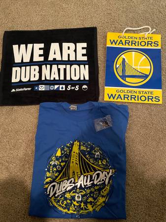 Golden State Warriors Package: Programs, Newspapers, Cheer Cards, Posters, Shirt