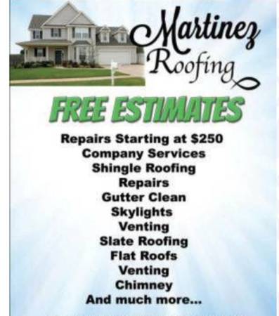 Martinez Roofing(free estimate)