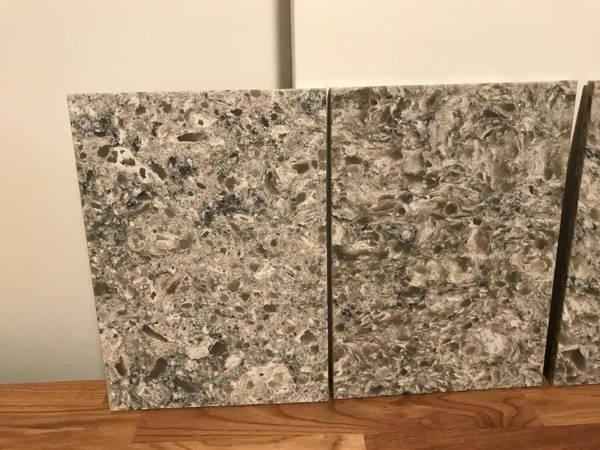 CAESARSTONE QUARTZ 6 PIECES 10″ X 14″ HIMALAYAN MOON PATTERN [NEW]