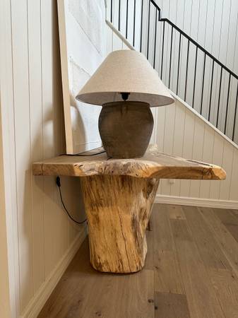 Live Edge Console Table