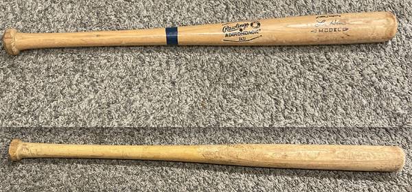 Lot 2 Vintage Wooden Bats Adirondack Lon Hen Little League Baseball Lo