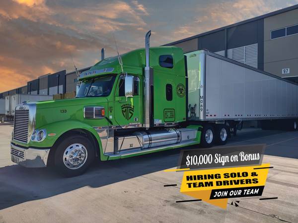 $10K SIGN ON FOR COMPANY DRIVERS | ELD EXEMPT FREIGHTLINER CORONADOS