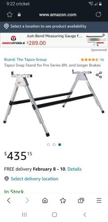 Tapco snap stands stand