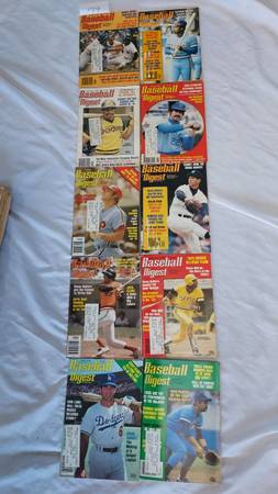 Baseball Digest LOT of 39 Many HOF 1977 – 1980 $70 or B.O.