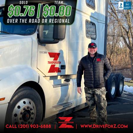 **** $0.76 CPM CDL Class A Drivers Wanted ****