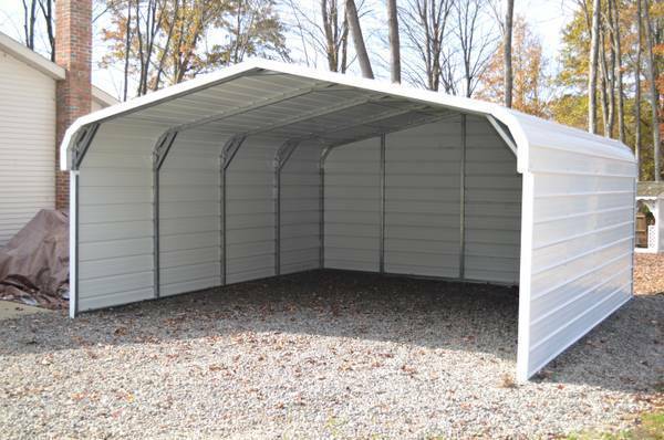 Metal Building Carport Shop, Storage Shed Barn, Metal Garage Carports