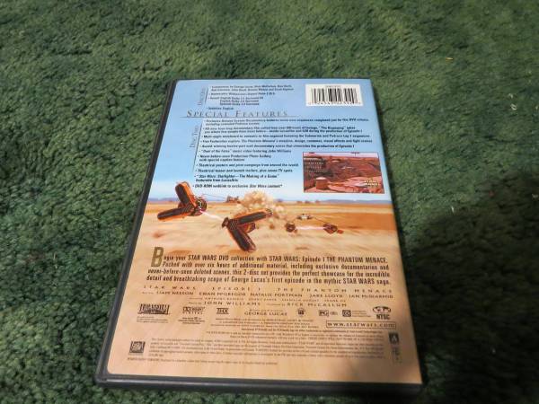 Star Wars Episode 1 The Phantom Menace DVD 2-Disc Set Widescreen