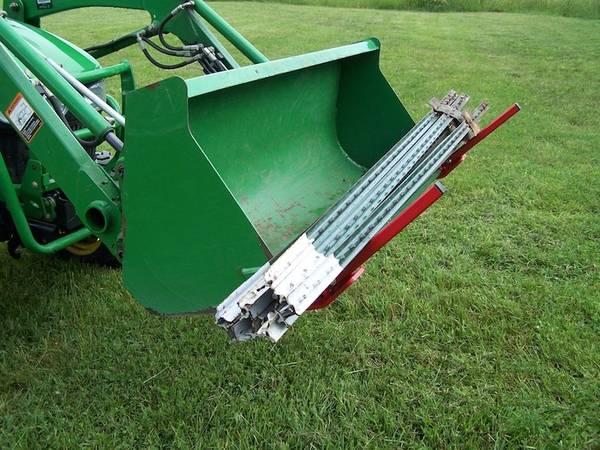 Tractor Loader Bucket Edge Tamer For John Deere Kubota On Snow, Mulch