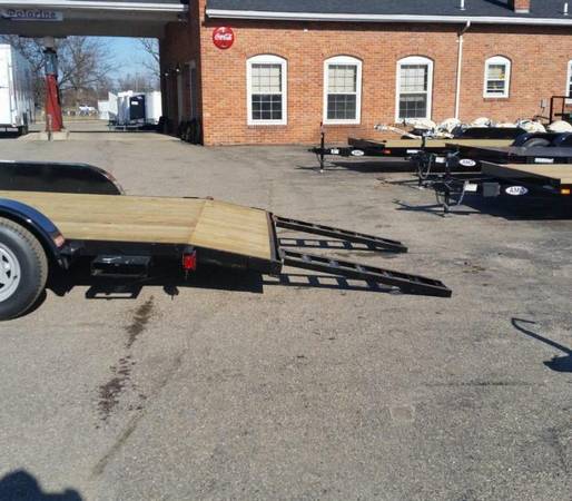 16′ A.M.O. Car Hauler Trailer TA1