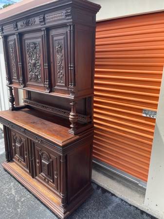 Solid OAK Hunt Cabinet/ Sideboard English 1800’s