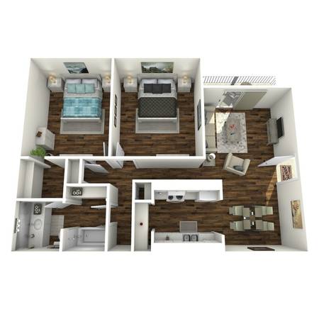 $200 PRICE DROP!! TWO BEDROOM APARTMENT- IMMEDIATE MOVE IN