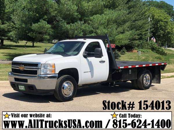 FLATBED & STAKE SIDE TRUCKS CAB AND CHASSIS DUMP TRUCK 4X4 Gas Diesel